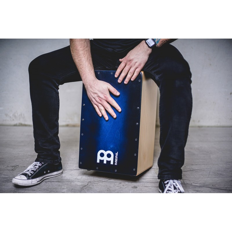 Meinl Percussion SC100BLB - Cajon "Blue Burst" - 11