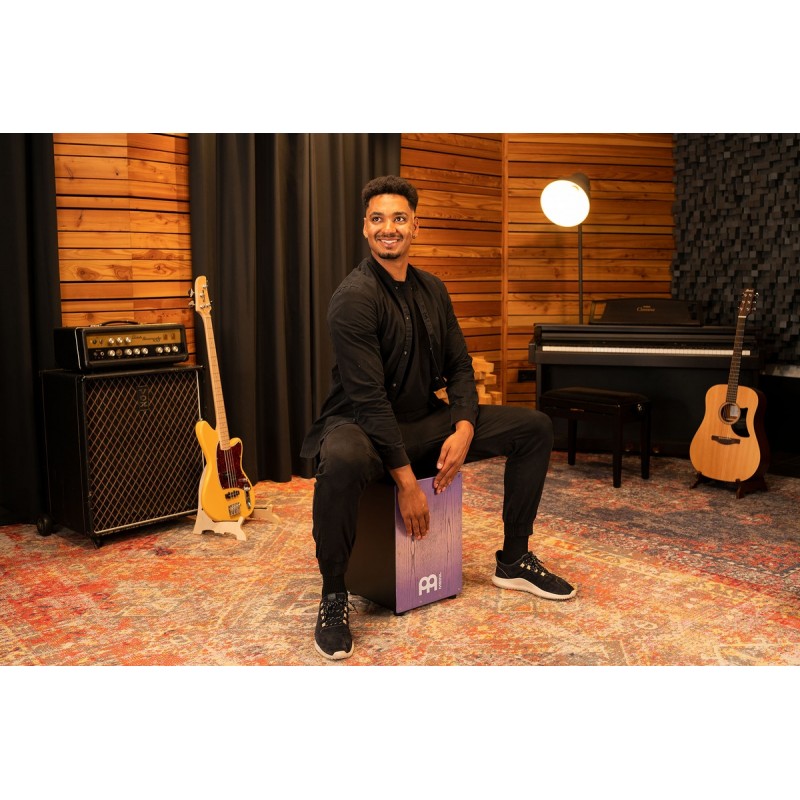 Meinl Percussion MCAJ100BK-LPF - Cajon "Lilac Purple Fade" - 9