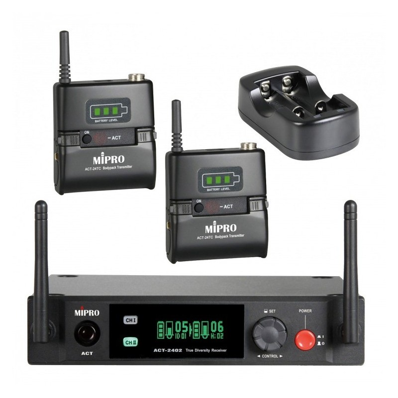 Mipro ACT-2402slsACT-24T2 - zestaw bezprzewodowy