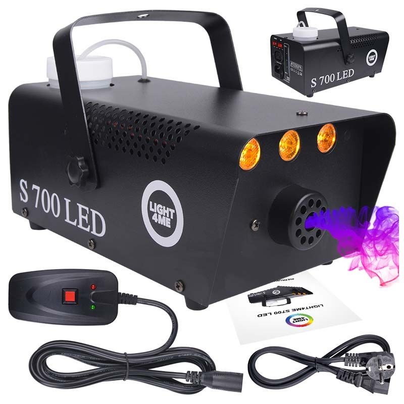Light4Me S 700W LED Wytwornica Dymu Mgły Pilot Efekt Led - 3