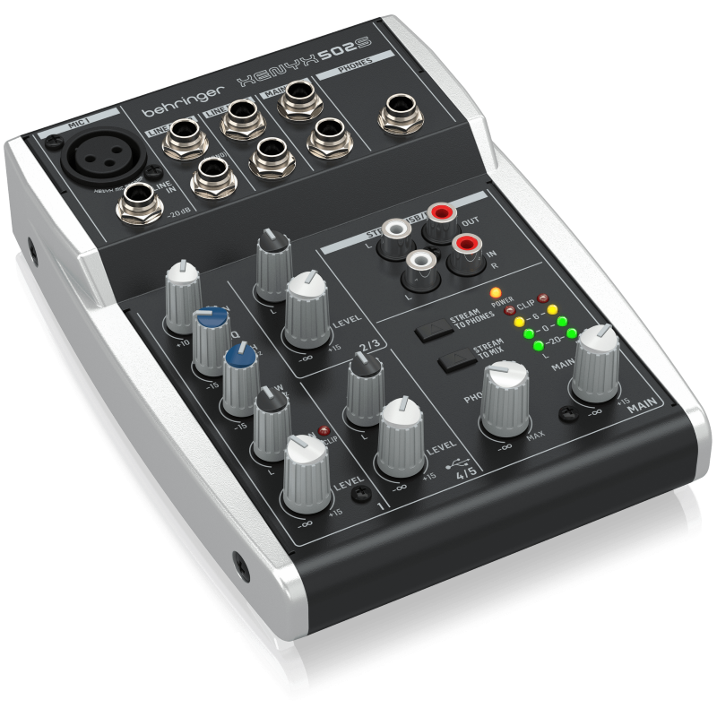 Behringer XENYX 502S - mikser analogowy audio - 2