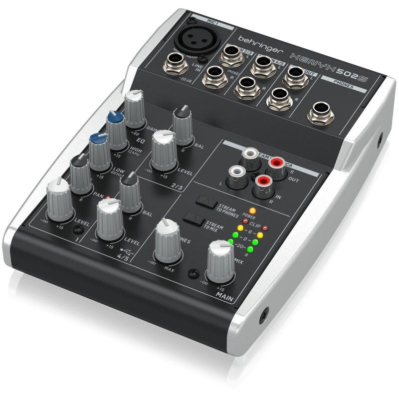 Behringer XENYX 502S - mikser analogowy audio - 3