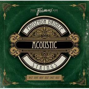Framus Phosphor Bronze Acoustic Guitar String Set Medium - struny do akustyka 12-53 - 1