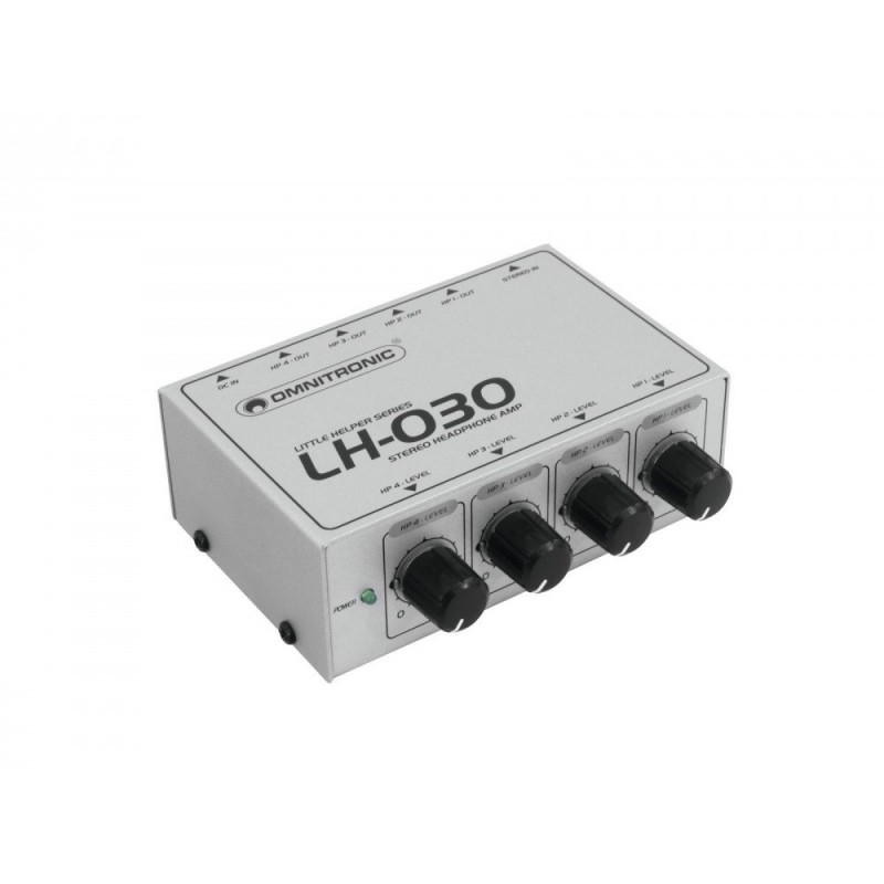 OMNITRONIC LH-030 Headphone Amplifier - Wzmacniacz Słuchawkowy