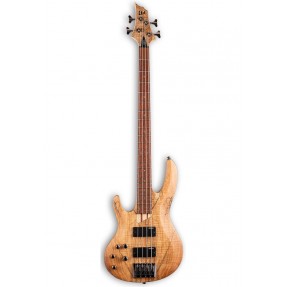 LTD B-204SM Natural Satin LH - gitara basowa - 1