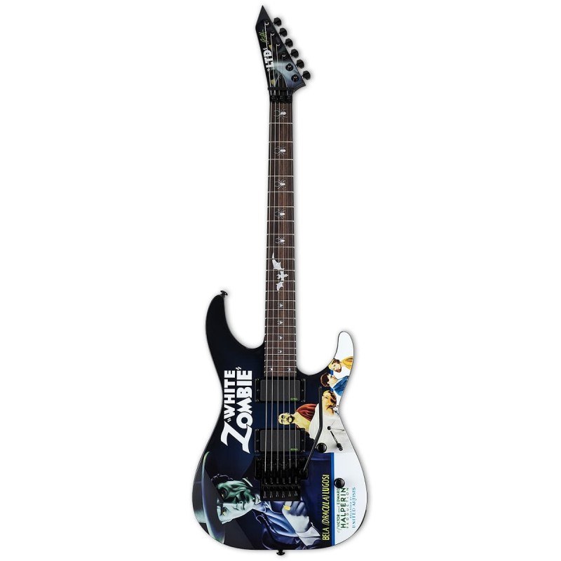 LTD KH-WZ Kirk Hammett Signature White Zombie Black - gitara elektryczna - 1