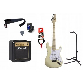 Gitara Elektryczna + Wzmacniacz 10W Kabel Zestaw 1038 - 1