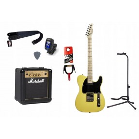 Gitara Elektryczna + Wzmacniacz 10W Kabel Zestaw 1042 - 1