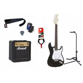Gitara Elektryczna + Wzmacniacz 10W Kabel Zestaw 1032 - 1
