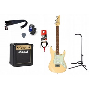 Gitara Elektryczna + Wzmacniacz 10W Kabel Zestaw 1031 - 1