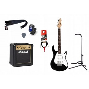 Gitara Elektryczna + Wzmacniacz 10W Kabel Zestaw 1044 - 1
