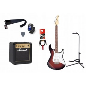 Gitara Elektryczna + Wzmacniacz 10W Kabel Zestaw 1023 - 1
