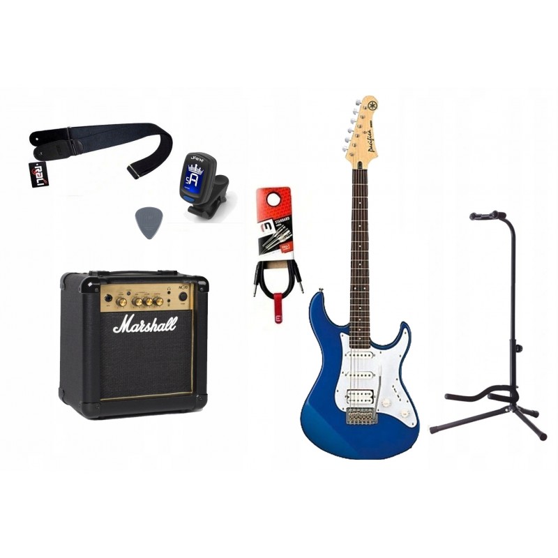 Gitara Elektryczna + Wzmacniacz 10W Kabel Zestaw 1025 - 1