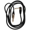 RockCable RCL 30253 D6 - Kątowy kabel instrumentalny (6.3 mm), 3 m - czarny - 1
