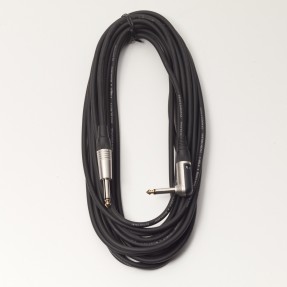 RockCable RCL 30259 D6 - Kątowy kabel instrumentalny (6.3 mm), 9 m - czarny - 1