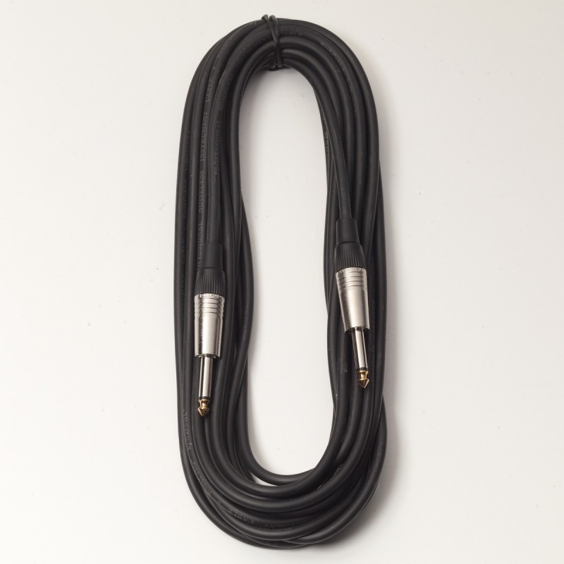 RockCable RCL 30209 D6 - Kabel instrumentalny (6.3 mm), 9 m - czarny - 1