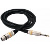 RockCable RCL 30390 D6 F BA - Kabel mikrofonowy XLR / TRS (6.3 mm) - 10 m - 1