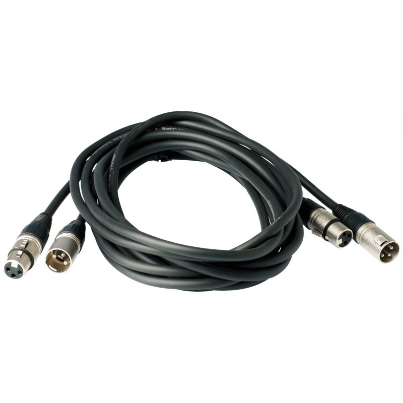 RockCable RCL 30303 D7 - Kabel mikrofonowy XLR / XLR - 3 m - 1