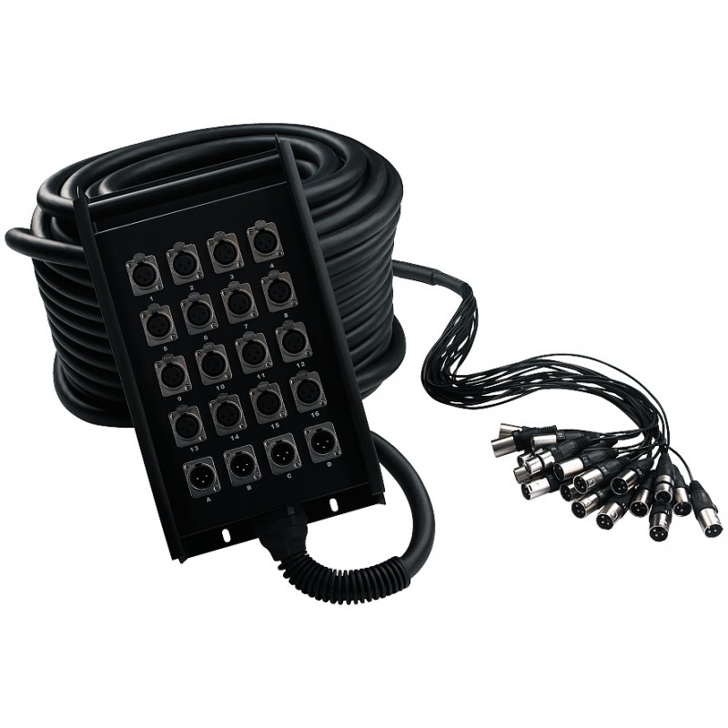 RockCable RCL 30935 - Kabel multicore + Stage Box - 50 m - 1