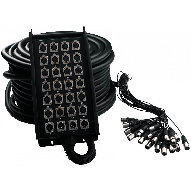 RockCable RCL 30940 - Kabel multicore + Stage Box - 50 m - 1