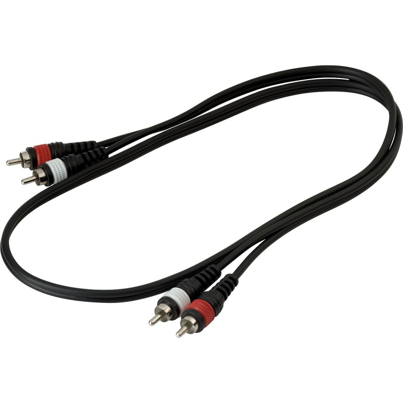 RockCable RCL 20941 D4 - Kabel Patch (2 x RCA - 2 x RCA) - 1 m - 3