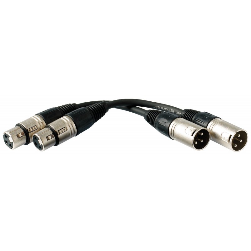 RockCable RCL 30150 D6 - Kabel Patch (XLR - XLR) - 15 cm - 1