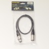 RockCable RCL 30180 D6 - Kabel Patch (XLR - XLR) - 60 cm - 2