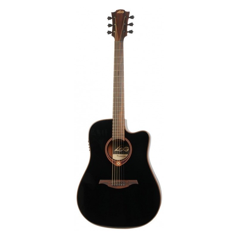 Lag T118DCE-BLK - gitara elektro-akustyczna Tramontane