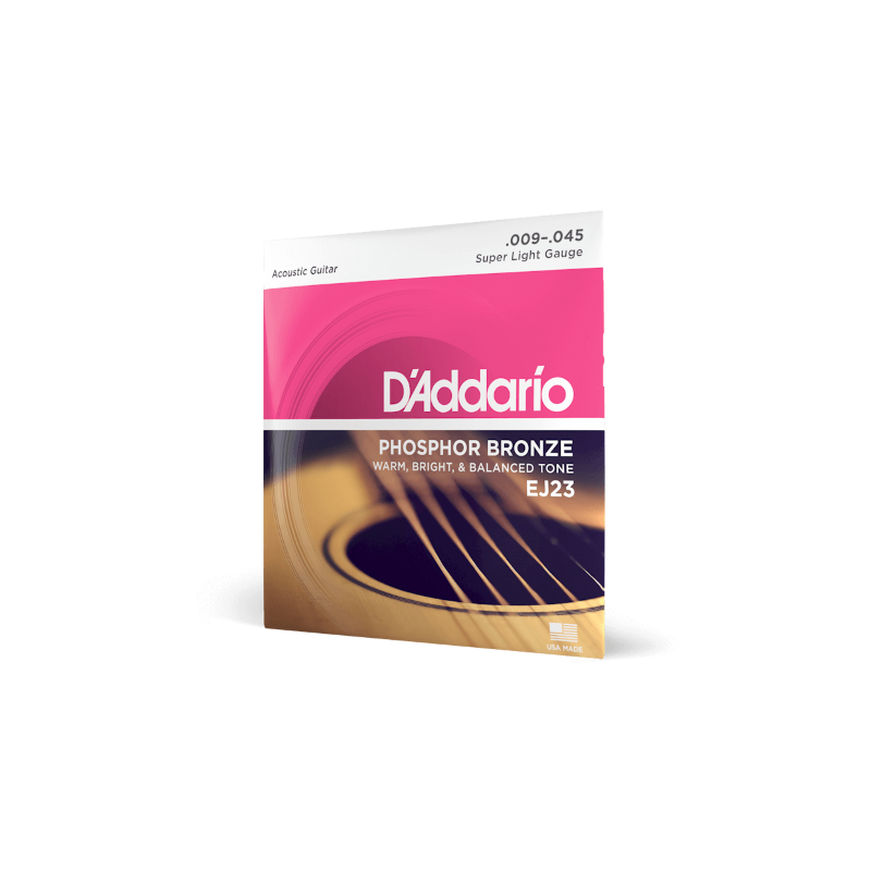 D'Addario EJ23 Phosphor Bronze Acoustic 09-45 - struny do akustyka - 3