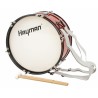 Hayman JMDR-1607 - bęben basowy marszowy 16x7″ z nosidłem - 1