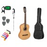 Gitara Klasyczna 4/4 + Pokrowiec + Tuner + Kostki Zestaw 007 - 1