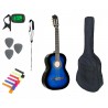Gitara Klasyczna 3/4 + Pokrowiec + Tuner + Kostki Zestaw 006 - 1