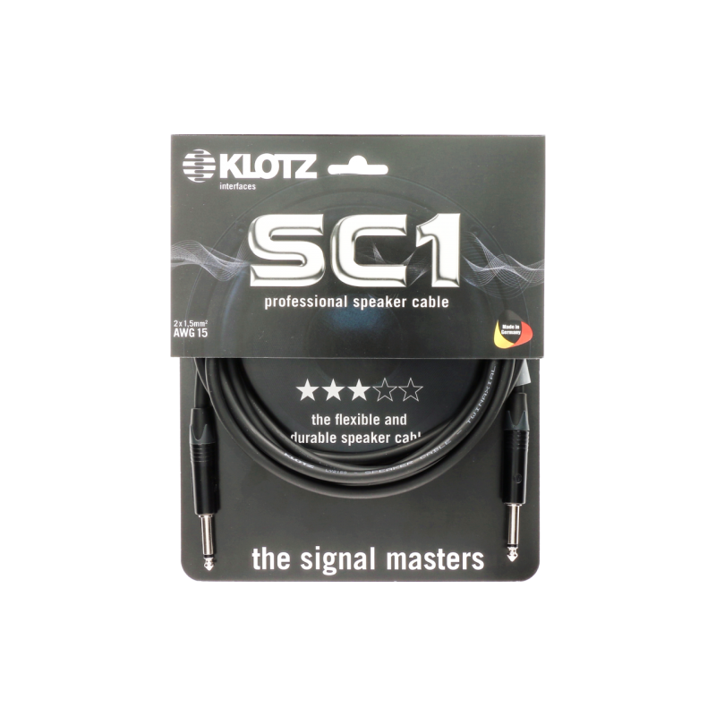 Klotz SC1-PP10SW Neutrik - kabel głośnikowy 10m - 3