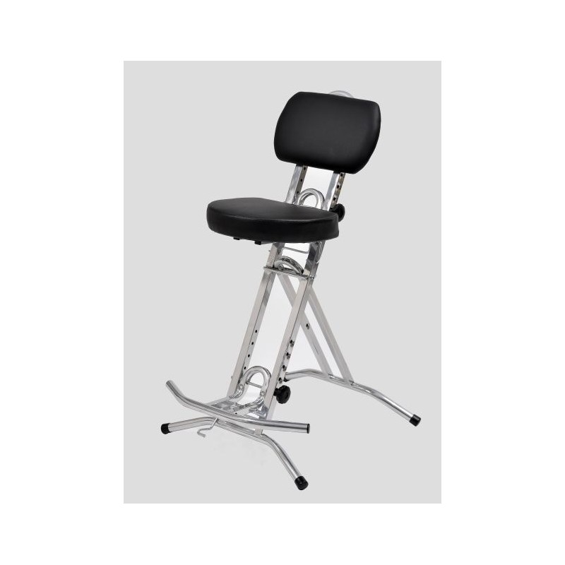 LIBEDOR TGN - Krzesło dla gitarzysty, nikiel