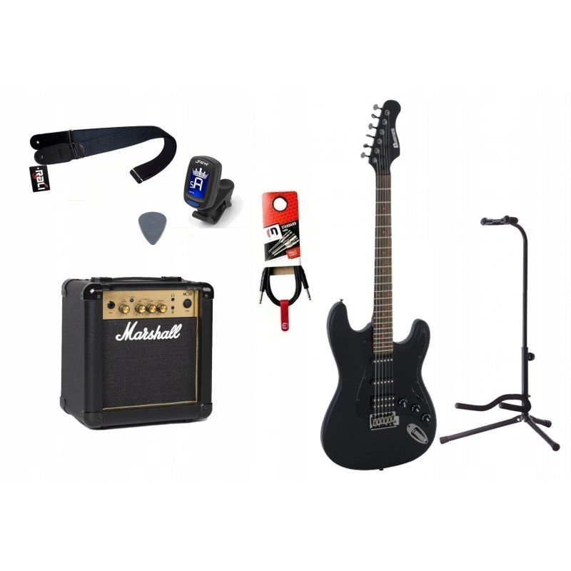 Gitara elektryczna + wzmacniacz 10W zestaw 1027 - 1
