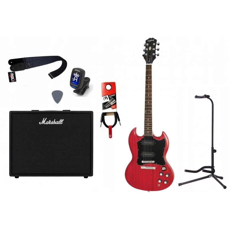 Gitara elektryczna + wzmacniacz 50W zestaw 1059 - 1