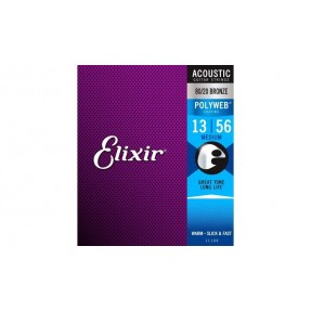 Elixir 11100 PolyWeb Bronze Medium - struny akustyczne 13-56