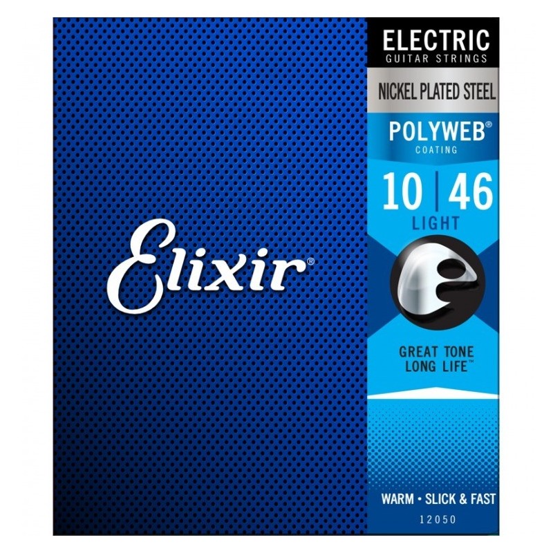 Elixir 12050 PolyWeb 10-46 Custom Light - struny do elektryka