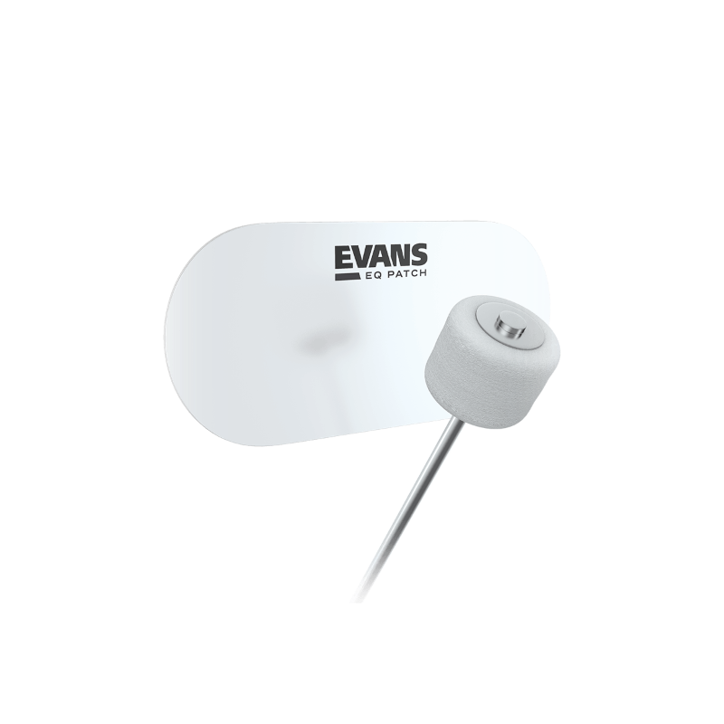 Evans EQ Clear Plastic Bass Drum Double Patch - łatka - 1