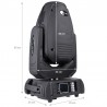 LIGHT4ME BSW 280 - głowica ruchoma beam spot wash hybryda - 3