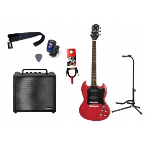 Gitara elektryczna + wzmacniacz 10W zestaw 1076 - 1