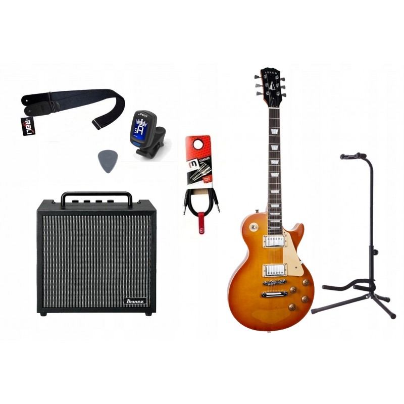 Gitara elektryczna + wzmacniacz 10W zestaw 1084 - 1