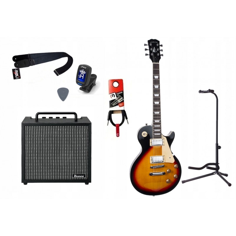Gitara elektryczna + wzmacniacz 10W zestaw 1087 - 1