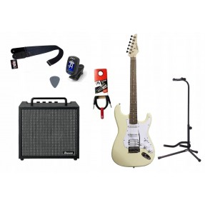 Gitara elektryczna + wzmacniacz 10W zestaw 1091 - 1