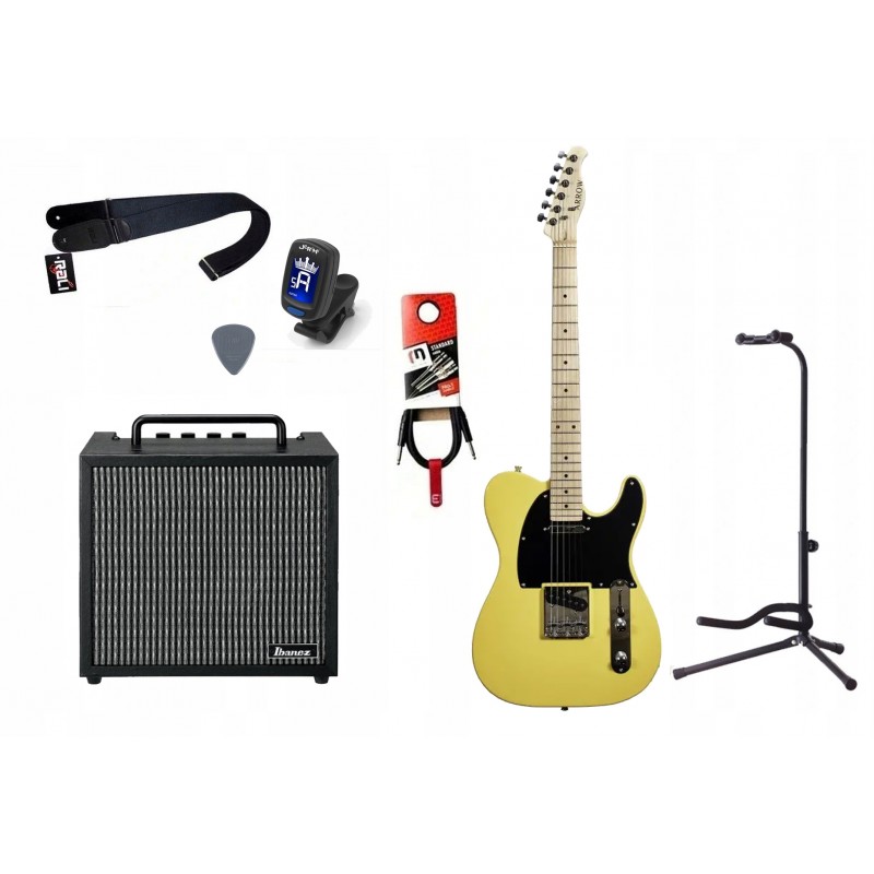 Gitara elektryczna + wzmacniacz 10W zestaw 1093 - 1