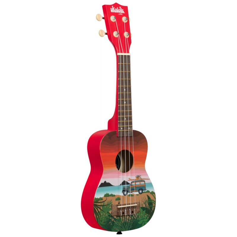 KALA KA UK SURFARI RW - ukulele sopranowe z pokrowcem - 2