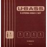 KALA KA STR UB METAL 5 HC - struny do ukulele basowego - 1
