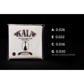 KALA KA STR KU RN CLG - struny do ukulele koncertowego - 1