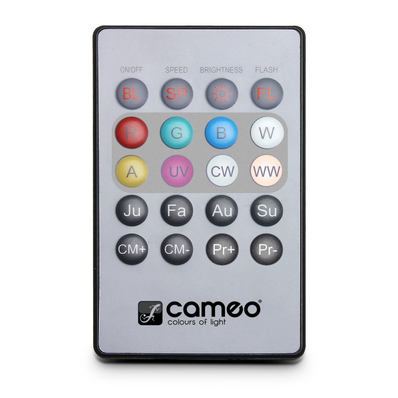 Cameo FLAT PAR CAN REMOTE - Pilot na podczerwień do lampy PAR CAN - 1