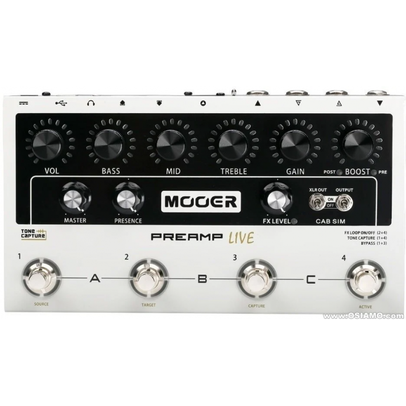 Mooer Preamp LIVE - Digital Multi Preamp Modeler - 7